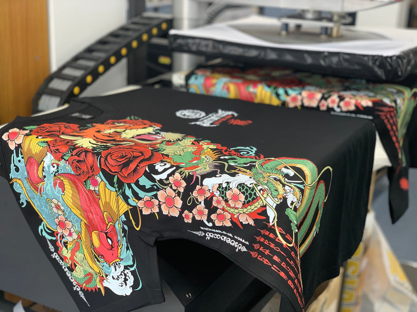 Our warehouse printing facility