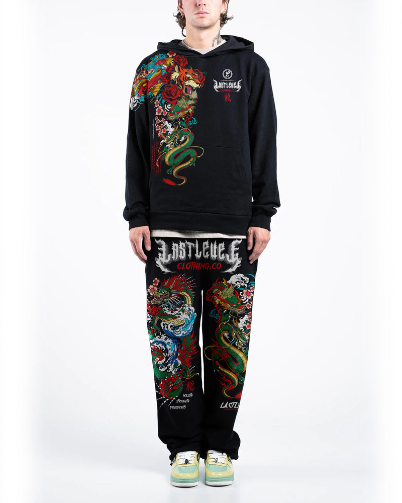 Year of the Dragon - Straight Open bottom Sweat Pants