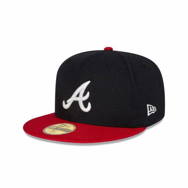 Atlanta Braves New Era Vintage 9FIFTY Snapback Hat - White