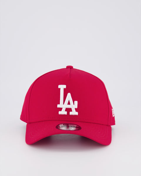 YOUTH LA DODGERS 9FORTY A-FRAME - SCARLET RED – Custom Teez NZ