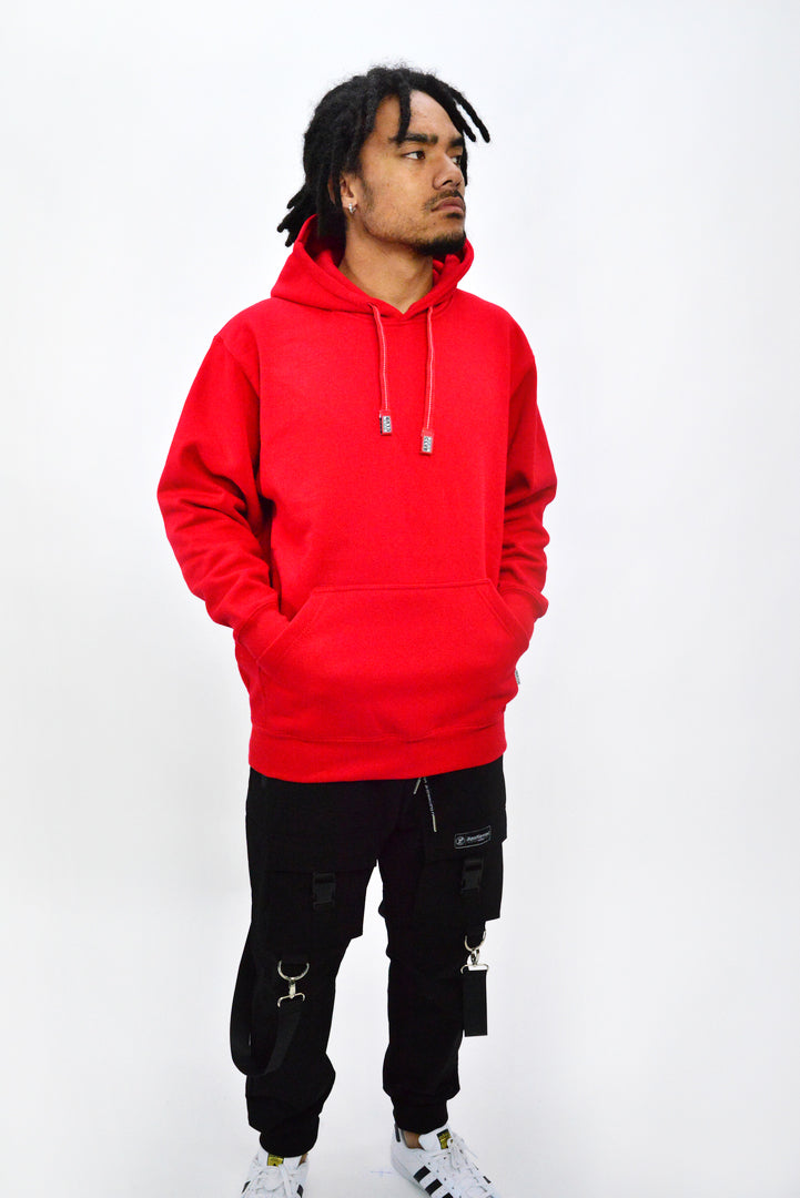 Proclub Heavyweight Pullover Hoodie - RED
