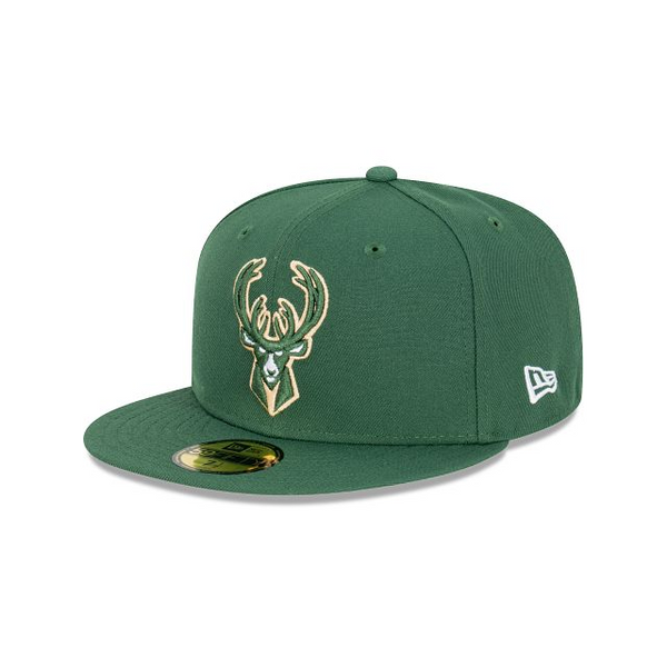Milwaukee Bucks Authentic Collection 59FIFTY Fitted Cap - Green