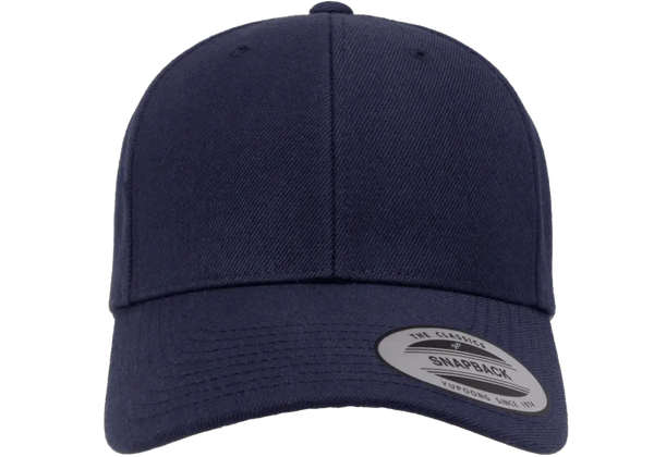 YP CLASSICS® WOOLBLEND CURVE SNAPBACK CAP - NAVY