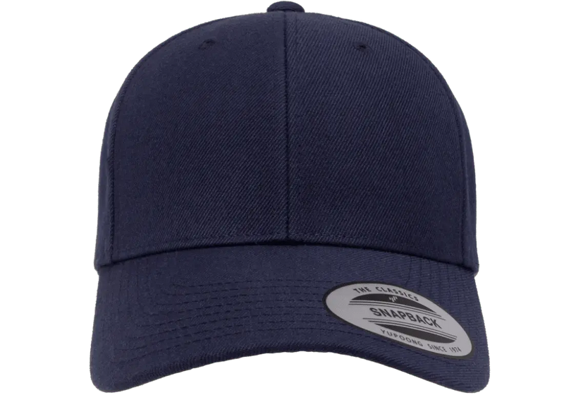 YP CLASSICS® WOOLBLEND CURVE SNAPBACK CAP - NAVY