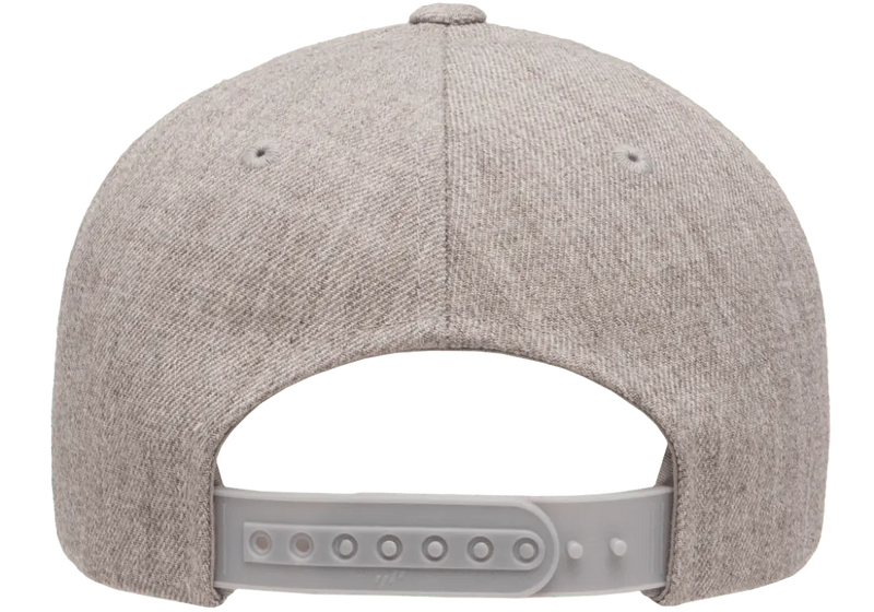 YP CLASSICS® WOOLBLEND CURVE SNAPBACK CAP - GREY MARLE