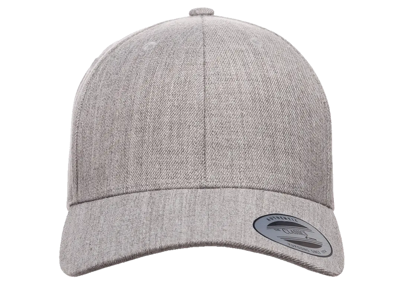 YP CLASSICS® WOOLBLEND CURVE SNAPBACK CAP - GREY MARLE