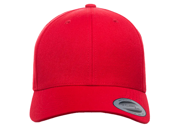 YP CLASSICS® WOOLBLEND CURVE SNAPBACK CAP - RED