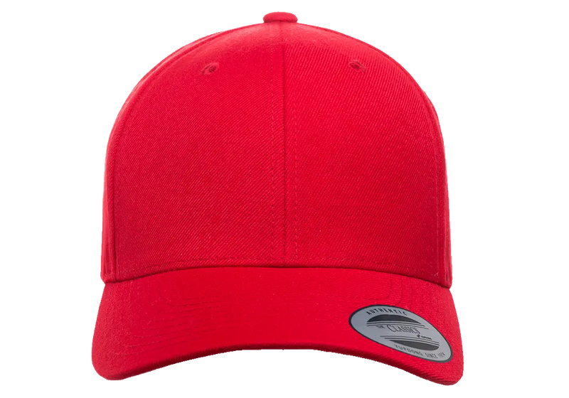YP CLASSICS® WOOLBLEND CURVE SNAPBACK CAP - RED