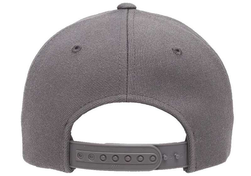 YP CLASSICS® WOOLBLEND CURVE SNAPBACK CAP - CHARCOAL