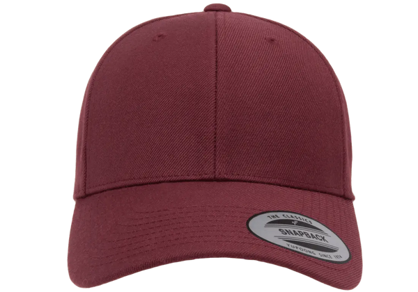 YP CLASSICS® WOOLBLEND CURVE SNAPBACK CAP - MAROON