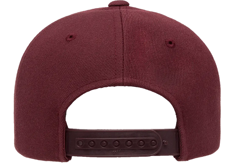 YP CLASSICS® WOOLBLEND CURVE SNAPBACK CAP - MAROON