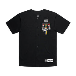 Tonga 676 Heavy Hitter Baseball Jersey - Black