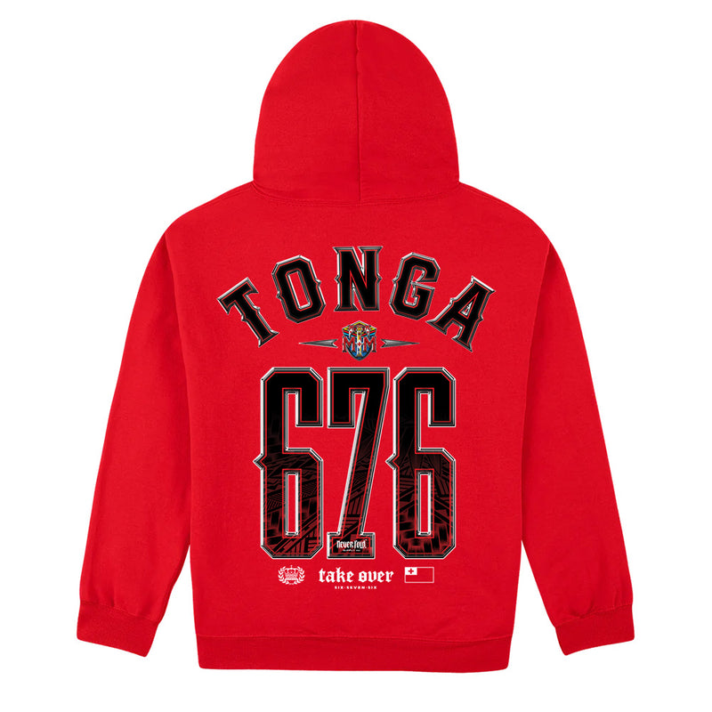 Tonga 676 Heritage League_Gildan Hoodie - White V