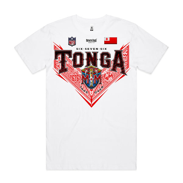 Tonga 676 V League_Block Tee RED SEA