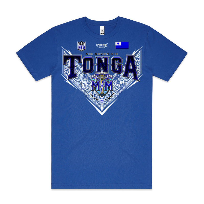 Tonga 676 V League_Block Tee ROYALTY