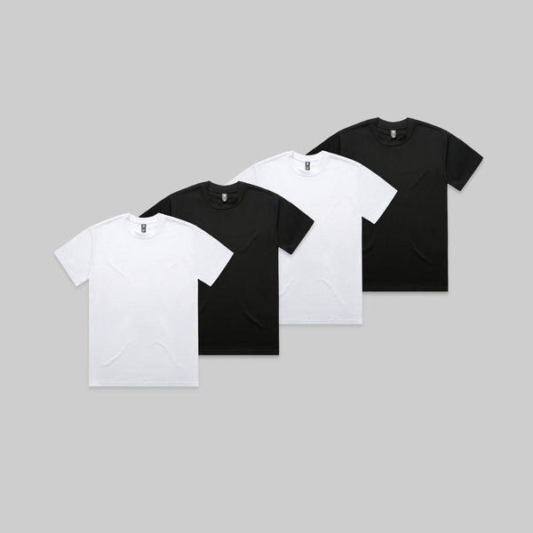 Mixed Heavy Tee Bundle | 4 Pack + Gift Box