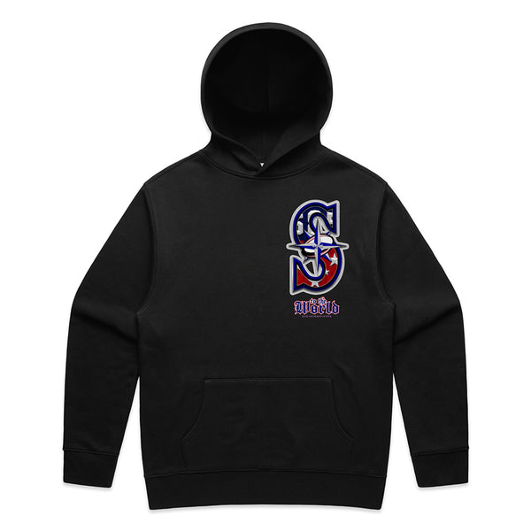 Samoa BIG S GANG Relax Hoodie - Black