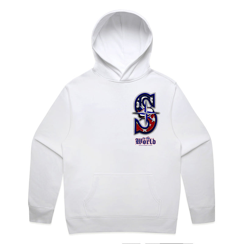 Samoa BIG S GANG Relax Hoodie - White