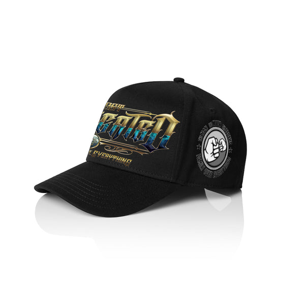DADICATED LA FAMILIA STYLE_ Printed Frame Cap with Custom Date + names on side panel