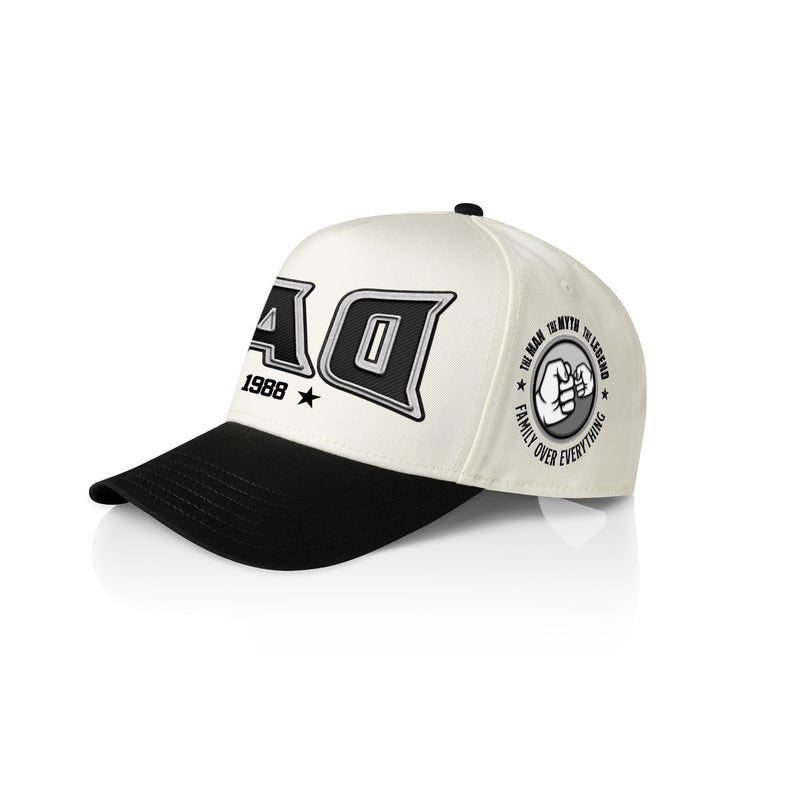 DAD MMA STYLE_2TONE Printed Frame Cap with Custom Date + names on side panel