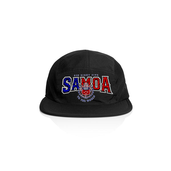 Samoa Team Arch Active Finn Cap - BLACK-MESH