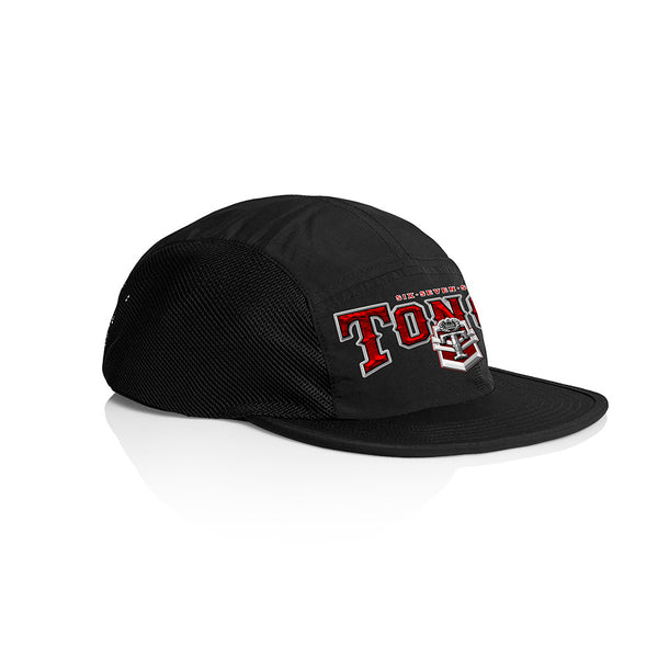 Tonga Red Sea Team Arch Active Finn Cap - BLACK-MESH