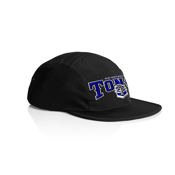Tonga Royalty Team Arch Active Finn Cap - BLACK-MESH