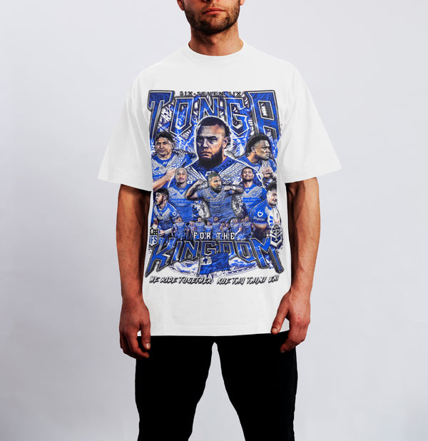 Tonga 676 Team Graphic Tee - WHITE_ROYALTY