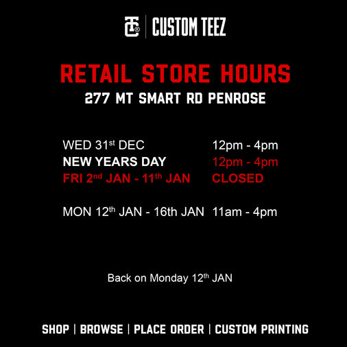Custom Teez NZ - Store Location