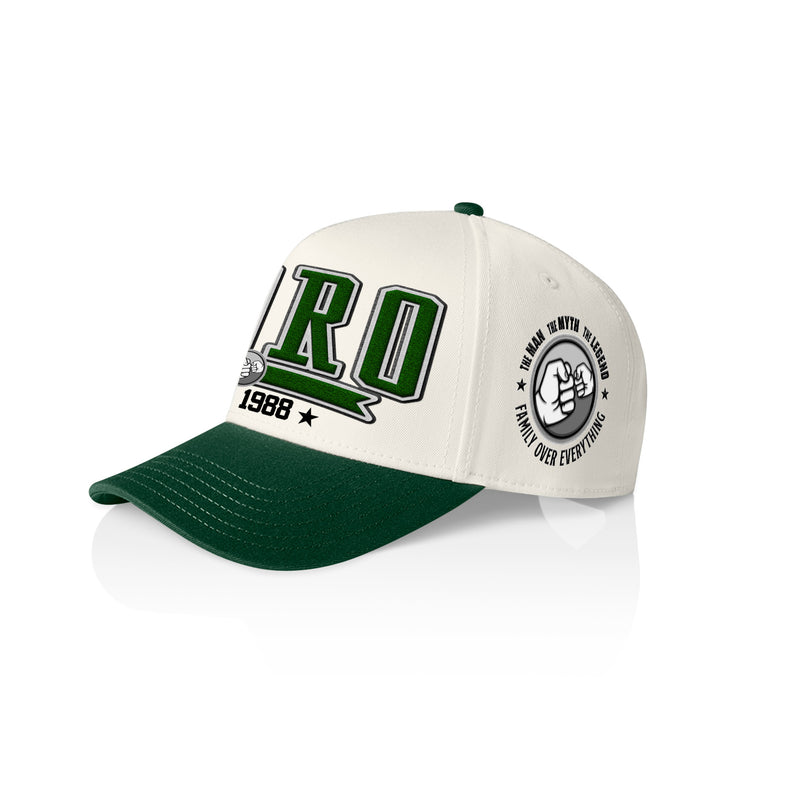 KORO COLLEGE STYLE_2TONE Printed Frame Cap with Custom Date + names on side panel