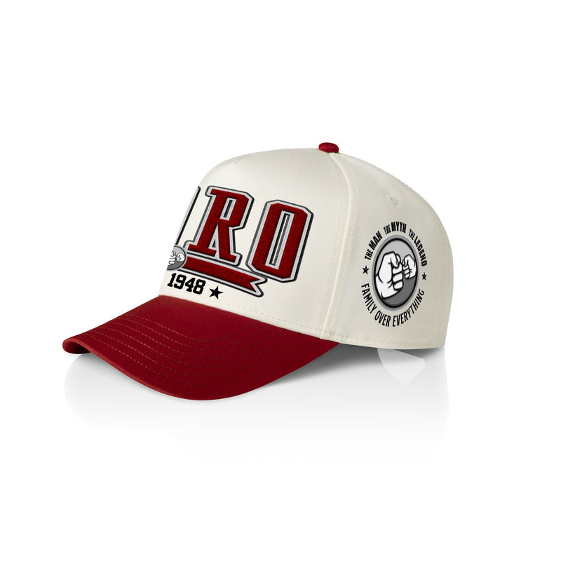 KORO COLLEGE STYLE_2TONE Printed Frame Cap with Custom Date + names on side panel