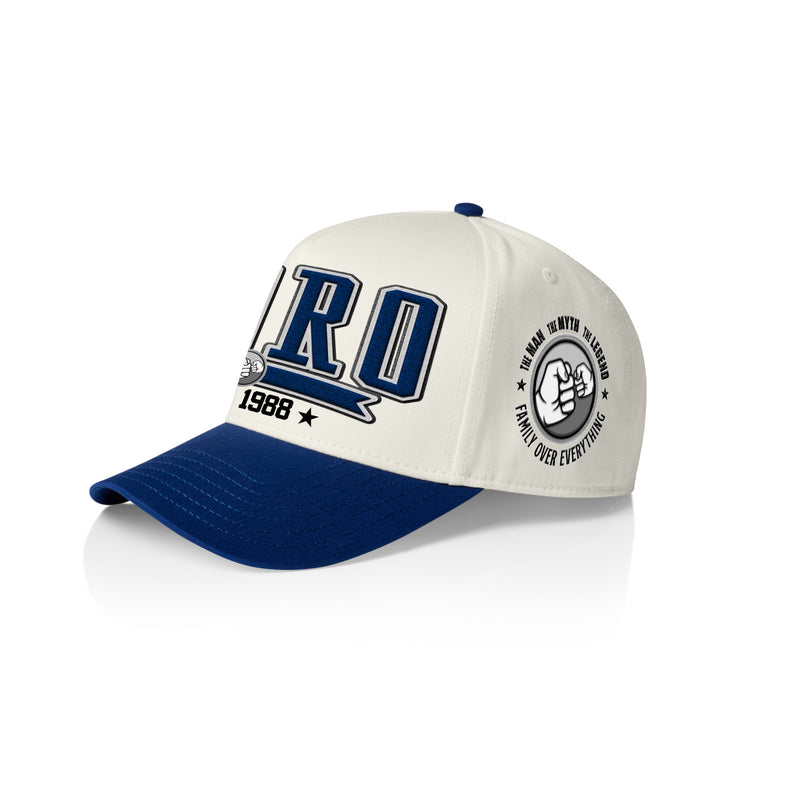 KORO COLLEGE STYLE_2TONE Printed Frame Cap with Custom Date + names on side panel