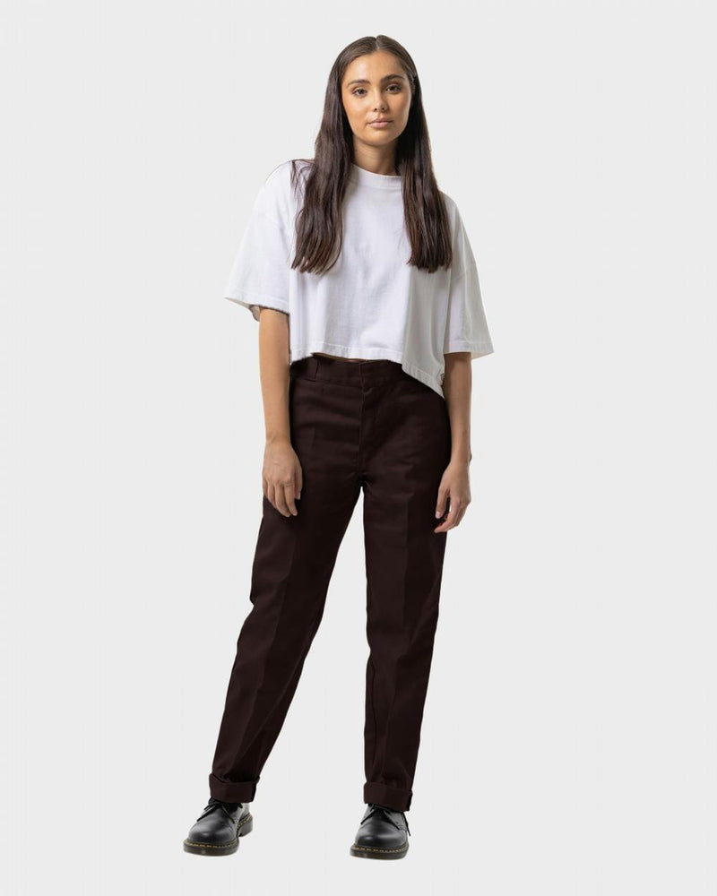 875 Tapered Fit Women's Pant - DARK BROWN