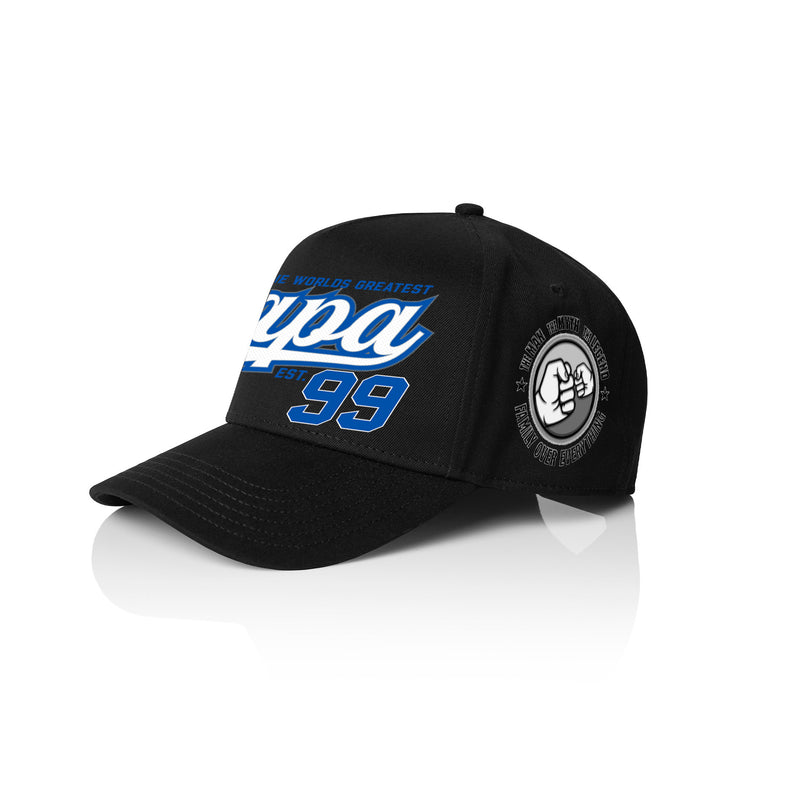 PAPA SWOOSH STYLE_ Printed Frame Cap with Custom Date + names on side panel