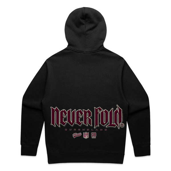 QLD Maroons Oversize Print Relax Hoodie
