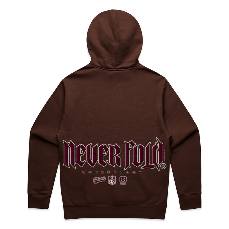 QLD Maroons Oversize Print Relax Hoodie