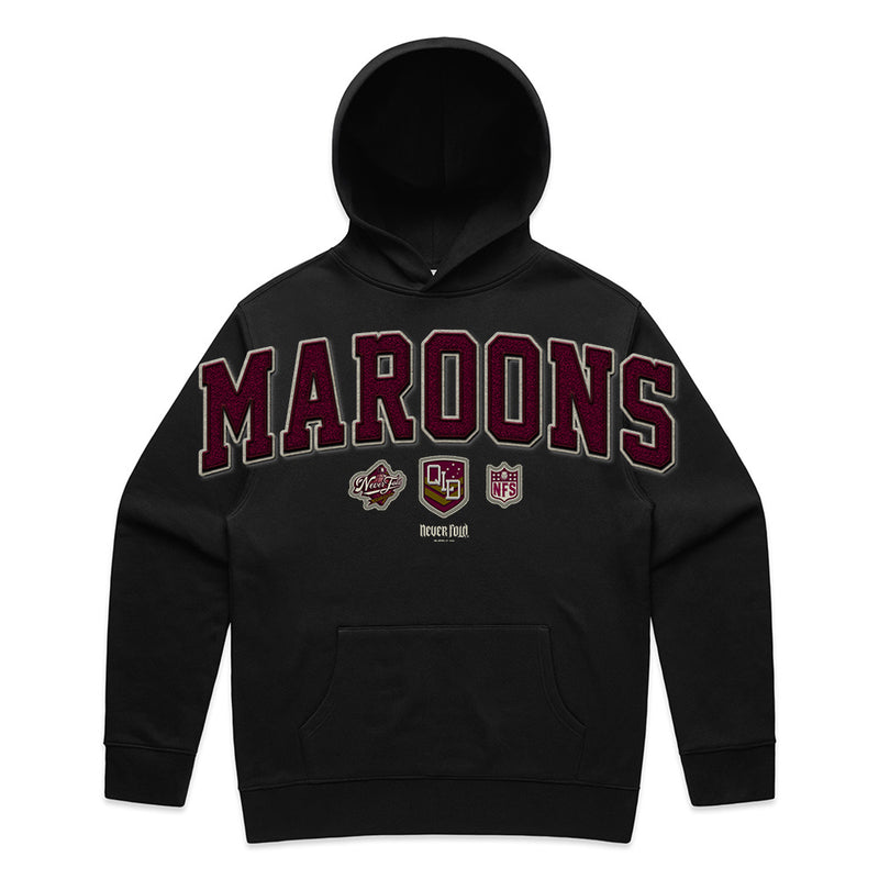 QLD Maroons Oversize Print Relax Hoodie