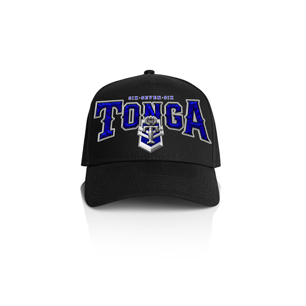 Tonga Royalty Team Arch A-Frame Cap - BLACK