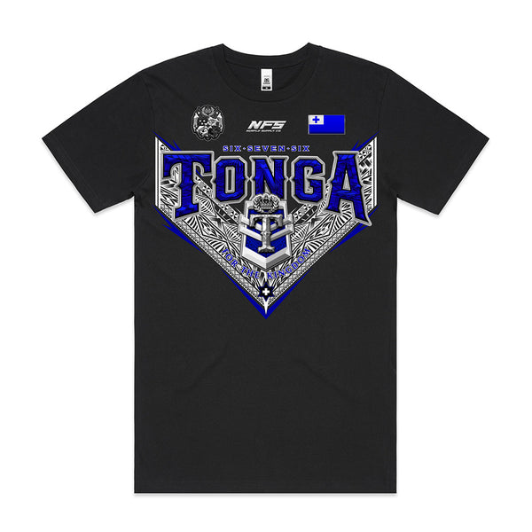 Tonga Royalty 676 V League Block Tee | Regular Fit