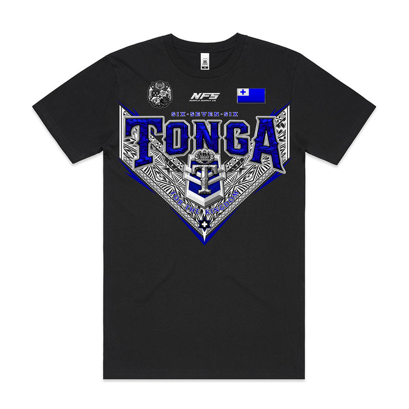 Tonga Royalty 676 V League Block Tee | Regular Fit