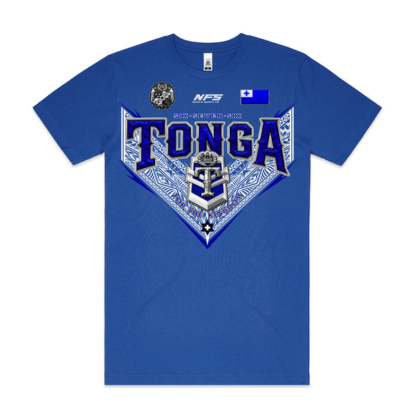 Tonga Royalty 676 V League Block Tee | Regular Fit