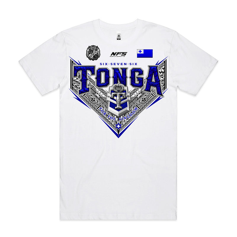 Tonga Royalty 676 V League Block Tee | Regular Fit