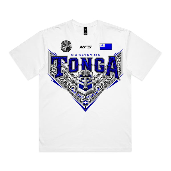 Tonga Royalty V League Box Tee | Shorter Body Length