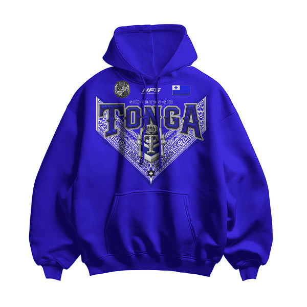 Tonga 676 Royalty V League_Gildan Hoodie - Royal