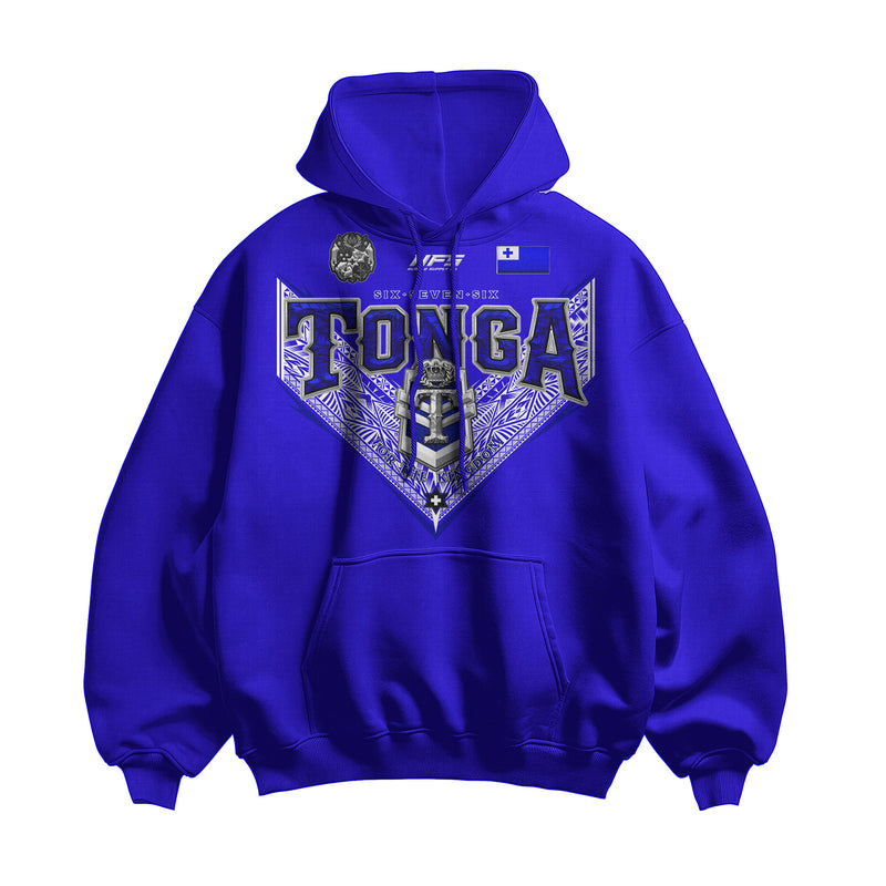 Tonga 676 Royalty V League_Gildan Hoodie - Royal