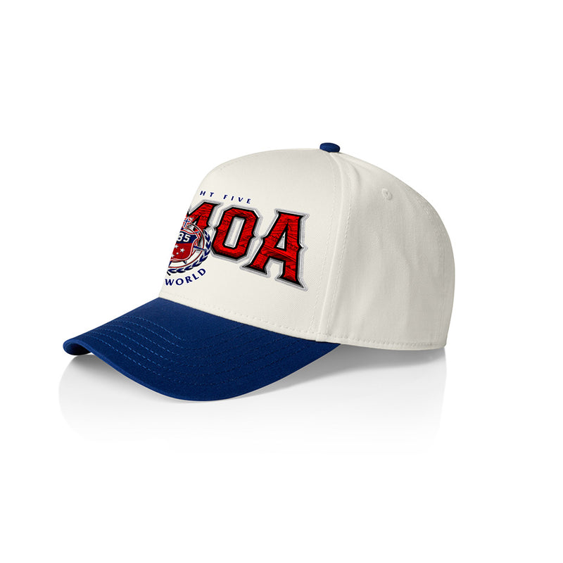 Samoa Team Arch A-Frame Cap - 2TONE ROYAL-WHITE
