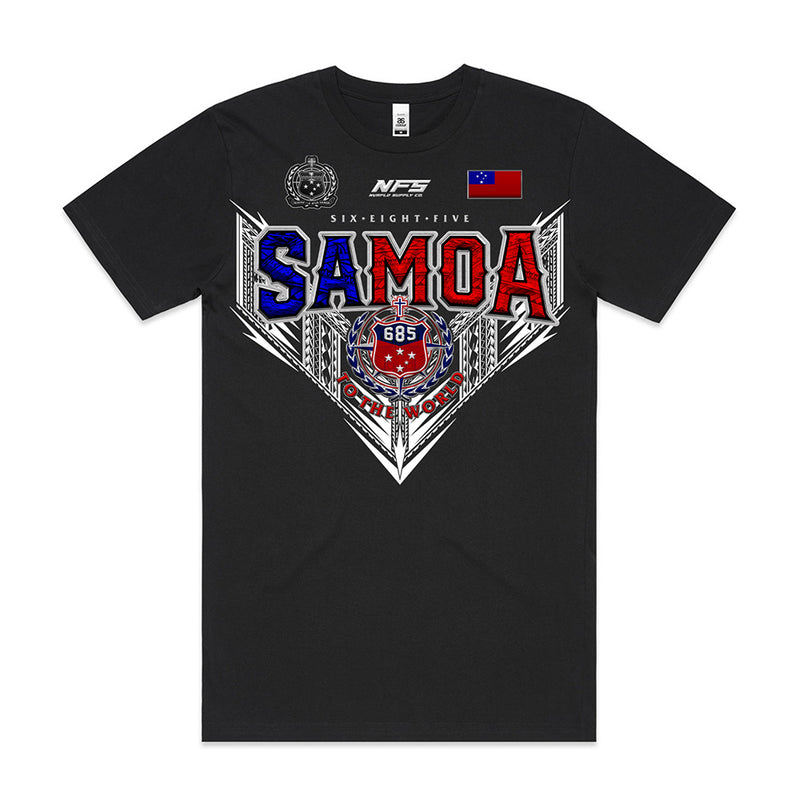 Samoa V League Block Tee | Regular Fit