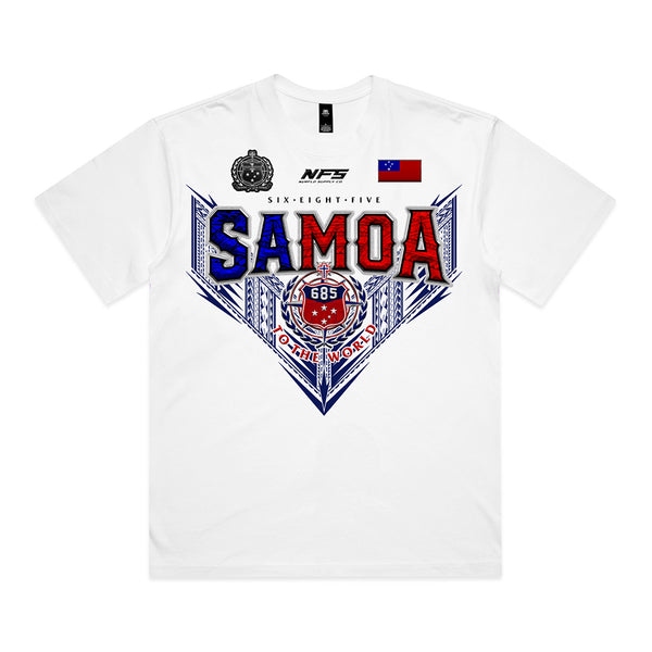 Samoa V League Box Tee | Shorter Body Length