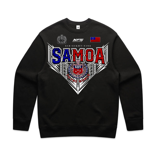 Samoa V League Relax Crew - Black