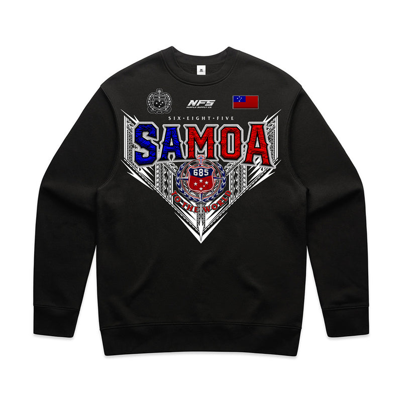 Samoa V League Relax Crew - Black